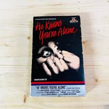 He Knows You're Alone MGM Book Box VHS Tape - Etsy