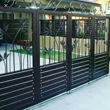 Pagar besi jenis ini banyak disukai karena cocok untuk rumah minimalis modern namun tetap mudah dibersihkan. Jual Pagar Besi Lipat Tempa Kab Bekasi Sanusilas Tokopedia