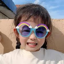Rainbow Sun Glasses Kids Round Sunglasses Children Boys Girls Colorful Baby  Shades Yellow Pink Eyeglasses Cute Uv400 Trends 2021 köp billigt — fri  frakt, ärliga recensioner med bilder — Joom