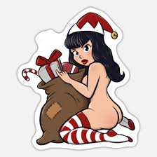 Sexy Christmas Elf' Sticker | Spreadshirt
