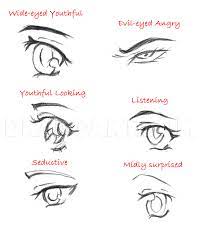 Then shade the pupil and the top of the eye. How To Sketch An Anime Face Step By Step Drawing Guide By Catlucker Dragoart Com