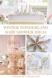 Perfect setup for a beautiful and classy winter wonderland themed baby shower (it's a girl) like share and subscribe Kara S Party Ideas Winter Wonderland Baby Shower Ideas Kara S Party Ideas