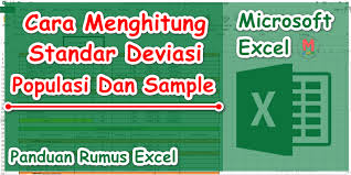 Standar Deviasi Excel Untuk Sample Dan Populasi M Jurnal