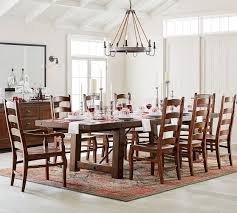 Benchwright Extending Dining Table Rustic Mahogany Rustic Dining Room Extendable Dining Table Dining Table Rustic