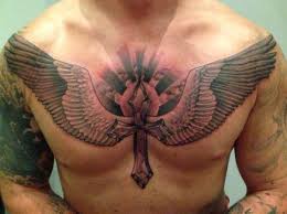 You need to know the different pain levels one can feel when getting a tattoo on the body. Angel Chest Piece Tattoos Pain Segerios Com