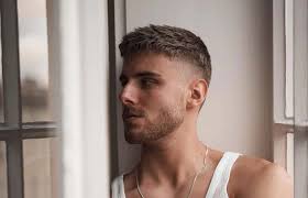 Image result for square face short haircuts men