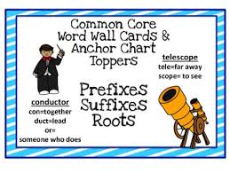 Prefix Suffix Greek Roots Word Wall Cards And Anchor Charts