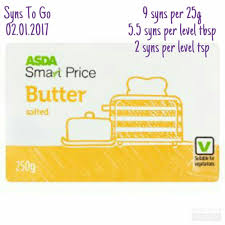 How Many Syns Are In Asda Smart Price Salted Butter Search For Syns To Go On Facebook Slimming World Recipes Slimming World World Recipes