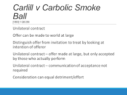 In essence it defined what it is to create an 'offer' it was so confident of the usefulness of the carbolic smoke ball, and its ability not only to cure but also to prevent someone from getting the 'flu, that it. Using Case Law And Legislation Legal Problem Solving Ppt Download