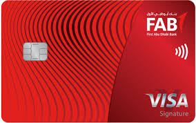 Some of us do not like cash next to us. Visa Signature Credit Card First Abu Dhabi Bank Uae