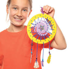 Baker Ross AX213 Solar System Wooden Dreamcatcher Kits