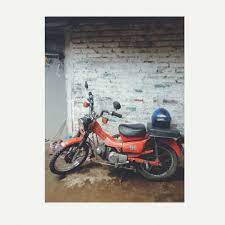 We Love Vintage Bikes What About You Introducing Honda Trail110cc Honda Vintagebike Vintagecollection Honda Vintage Bikes Adventure Bike Vintage Bike