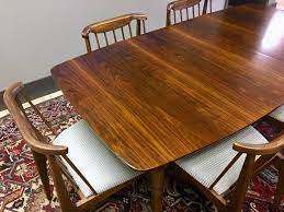To see the many different styles, visit our showroom located in fort pierce. Walnut Dining Table 6 Chairs Midcentury Modern Dining Room Sets Sweet Modern Akron Oh