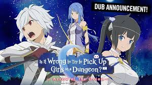 Is it wrong to try to pick up girls in a dungeon? English Dub Of Is It Wrong To Try To Pick Up Girls In A Dungeon