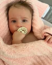 🌸 4 MONTHS 🌸 of Opal Wallace Hawkins! She continues to be the sweetest  and happiest addition to our family and we couldn't be more grateful she's  ours. We love you precious girl 🎀