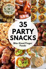 Fresh mozzarella bites, tomatoes, basil, and balsomic join forces for a summery, adorable appetizers that will have your guests swooning. 35 Perfect Party Finger Foods Party Appetizers The Daily Spice Best Party Appetizers Party Food Appetizers Finger Food Appetizers