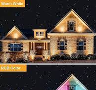 RGB Color-Changing Outdoor Spotlights – 15W Waterproof LED Lights For Yard  & Holiday Decor