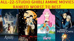 The ultimate ranking for studio ghibli films on hbo max (and the one movie you'll only find on hulu). All 22 Studio Ghibli Anime Movies Ranked Worst To Best Studio Ghibli Movie Youtube