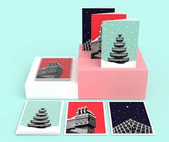 Personalizing business architecture christmas cards is an excellent way to demonstrating to their clients that they value and appreciate them for transacting business with the company. Brutalist Architecture Christmas Cards By In From The Storm Retro To Go