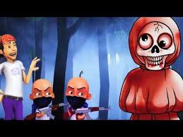Opah kesurupan hantu jahat waduh upin ipin seneng kali yaa opah kesurupan hantu jahat hehe jadi opah kesurupan hantu. Wallpaper Upin Ipin Seram Doraemon