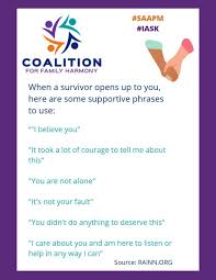 The internet can offer advice, reassurance and information. Gkis Supports Sexual Assault Awareness And Prevention Month Getkidsinternetsafe