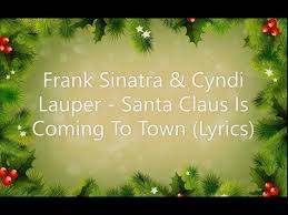 Santa Claus Is Coming To Town Frank Sinatra Cyndi Lauper Shazam