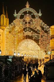 The Center Of Moscow Decorated For New Year Holidays Russia Travel Blog Russia Travel Russia New Year Holidays