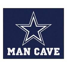 Fanmats Dallas Cowboys Blue Man Cave 5 Ft X 6 Ft Area Rug 14295 The Home Depot Dallas Cowboys Decor Cowboys Sign Cowboy Rugs
