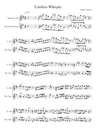 Sax screen sax screen 3 sax screen 5500 sax screen 3600 cosmos perla cosmos sax screen cristal sax screen. Careless Whisper Sax Alto And Sax Soprano Sheet Music For Saxophone Alto Saxophone Soprano Woodwind Duet Musescore Com