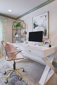 My Home Office Honey We Re Home Feminine Home Offices Chic Workspace Home Office Design