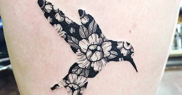 Peony Hummingbird Tattoo