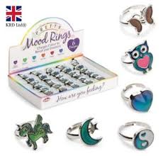 Details About Colour Changing Pretty Mood Ring Change Feelings Emotion Chart Christmas Gift Uk