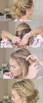 24 Beautiful Bridesmaid Hairstyles For Any Wedding Lace Braid Homecoming Updo Mi Short Hair Styles Medium Length Hair Styles Wedding Hairstyles For Long Hair