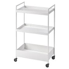 Nissafors Utility Cart White Ikea In 2020 Ikea Utility Cart Storage Spaces