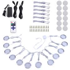Great savings & free delivery / collection on many items. Aiboo Led Linkable Under Cabinet Lighting Dimmable 6 10 12 Puck Lights With Wireless Rf Remote Control Hardwired Wall Plug In Under Cabinet Lights Aliexpress