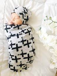 Baby Swaddle Hat Set Baby Swaddle Blankethospital Newborn Etsy Baby Boy Gifts Baby Swaddle Best Baby Shower Gifts