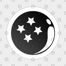 She possesses the 7 star dragon ball and forces the other characters to complete certain tasks in order to retrieve it. Monochrome 4 Star Ball Dragon Ball Magnet Teepublic