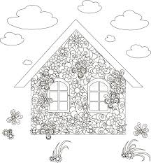 Printable coloring pages for kids and adults. Home Coloring Stock Illustrations 10 009 Home Coloring Stock Illustrations Vectors Clipart Dreamstime