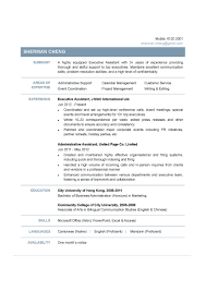 Resume Templates Hong Kong Resume Examples Job Resume Examples Resume Template Free