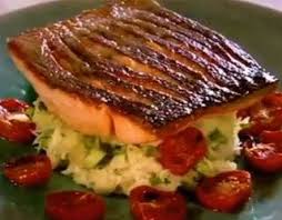 Gordon Ramsay S Crispy Salmon Gordon Ramsay S Recipes Written I Used Fennel Fronds As The Herb Gordon Ramsay Recipe Gordon Ramsey Recipes Cooking Salmon