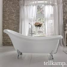 Tellkamp Nostalgia Die Freistehende Ovale Badewanne Punktet Vor Allem Mit Der Erhohten Nackenpartie Das Design Er Badewanne Ovale Badewanne Kleine Badezimmer