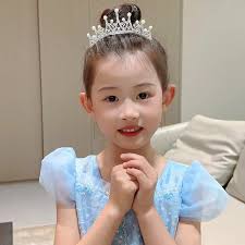 Princess Wand Angoily Mini Crystal Tiara, Small Crown Hair Comb, Small Hair  First Communion Headpiece For Girls