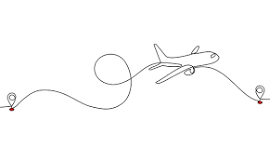Dessin voyage avion : images libres de droits, photos de ...