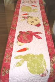 Easter Spring Quilted Table Runner Appliqued By Easter Table Runners Spring Quilts Quilted Table Runners Patterns