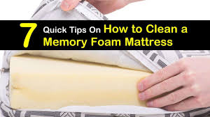 7 Quick Tips On How To Clean A Memory Foam Mattress Memory Foam Mattress Clean Foam Mattress Clean Memory Foam Mattress