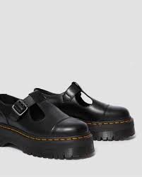 Bethan Smooth Leather Platform Mary Jane Shoes Dr Martens