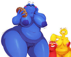 Post 3503020: Big_Bird Cookie_Monster Elmo Rule_63 Sesame_Street sssonic2