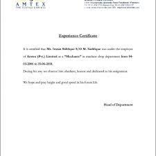8 Movies Ideas Certificate Format Format Work Experience