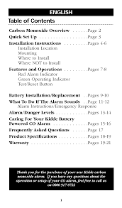 An effective carbon monoxide alarm will detect early levels of co. Https Www Tlc Direct Co Uk Technical Datasheets Kidde Kd9c05 Manual Pdf
