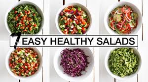 7 Easy Healthy Salads For Every Day Of The Week Recipe Easy Healthy Salad Easy Healthy Healthy Lunch